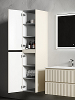 Sancos Snob R Шкаф-пенал подвесной 35x35x165h см, цвет: beige soft PSNR35CE