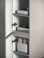 Sancos Snob T Шкаф-пенал подвесной 35x35x165h см, цвет: doha soft PSNT35SM