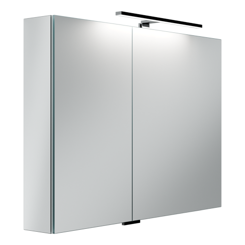 Sancos Hilton Зеркальный шкаф с подсветкой 100x14,8x74h см, цвет: белый Z1000