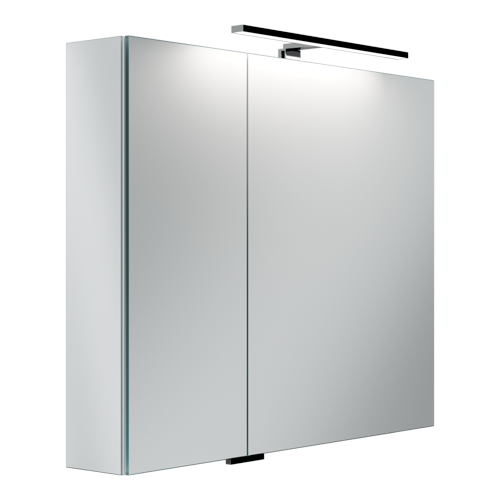 Sancos Hilton Зеркальный шкаф с подсветкой 90x14,8x74h см, цвет:белый Z900