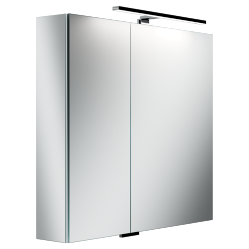 Sancos Hilton Зеркальный шкаф с подсветкой 80x14,8x74h см, цвет: белый Z800