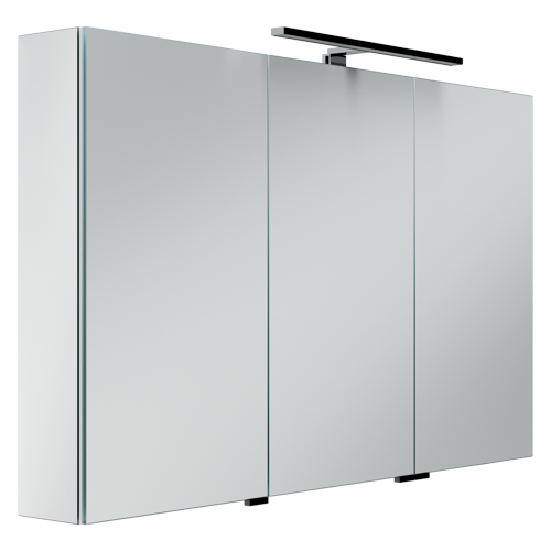 Sancos Hilton Зеркальный шкаф с подсветкой 120x14,8x74h см, цвет: белый Z1200