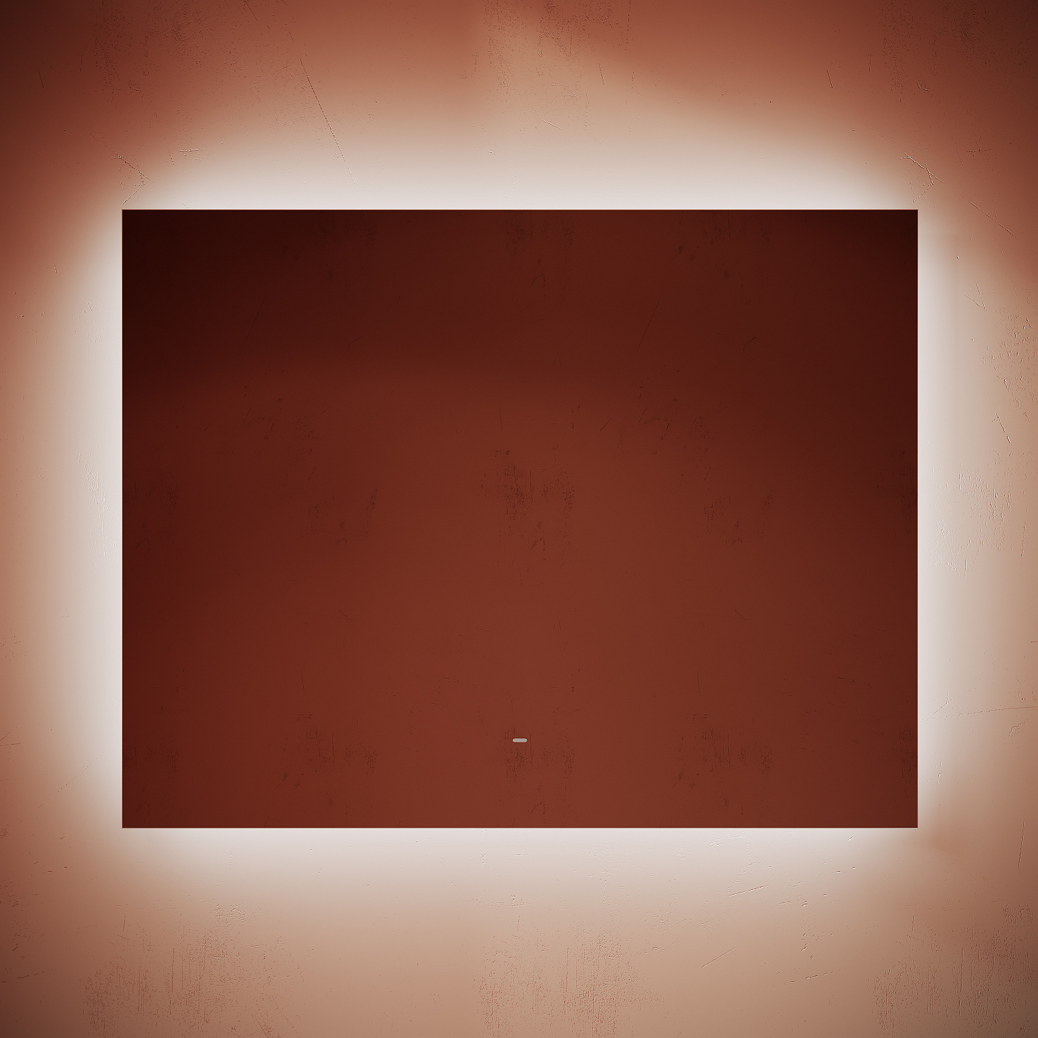 Sancos Square Зеркало прямоугольное с подсветкой 90x70h см SQ900