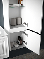 Sancos Very Шкаф-пенал подвесной 35x30x160h см, цвет: bianco PVR35RW