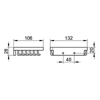 Keuco Мыльница-сетка, подвесная, цвет: хром 24941 010000