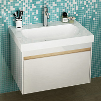 Kerama Marazzi Buongiorno Раковина подвесная 80х48х20h см с 1 отверстием, цвет: белый BG.wb.80