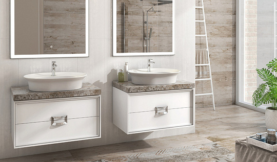 Kerama Marazzi Canaletto Раковина чаша 60x46x13h см с 1 отверстием, цвет: белый CN.wb.60