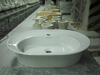 Kerama Marazzi Canaletto Раковина чаша 60x46x13h см с 1 отверстием, цвет: белый CN.wb.60