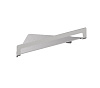 Almar Accessories Полка угловая 21,6х21,6 см, цвет: brushed stainless steel E300002.316