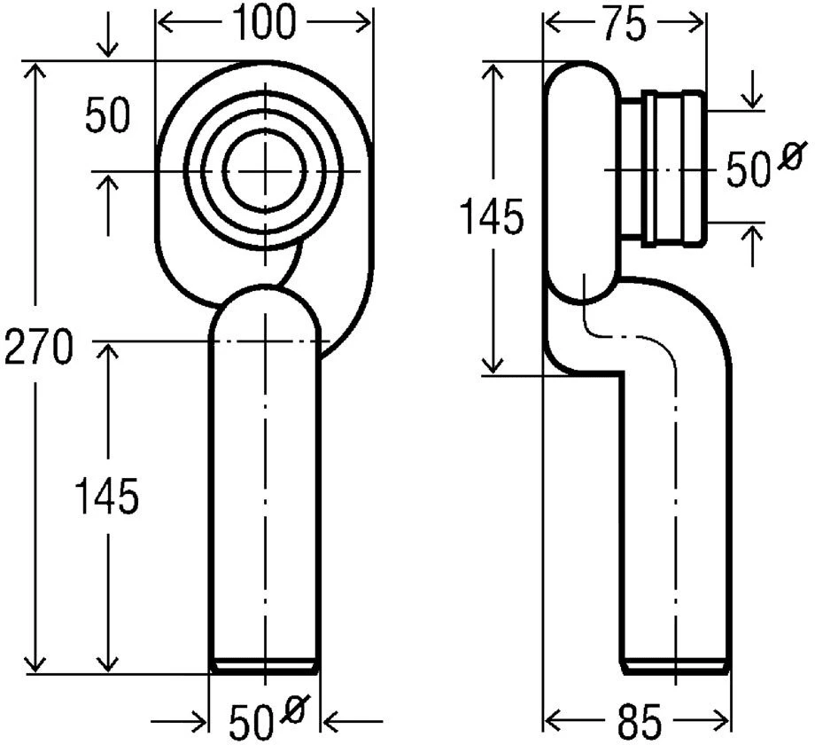 Viega Сифон вакуумного типа для писсуара, цвет: белый 492458