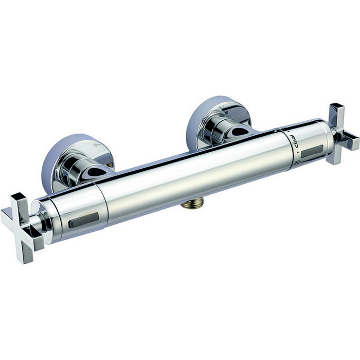 Cisal Barcelona Quad Смеситель термостатический для душа накладной, цвет: chrome BQT0101021
