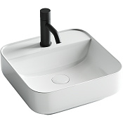 Ceramicanova Element Раковина чаша 39х39 см, без перелива, цвет: белый глянцевый CN5014