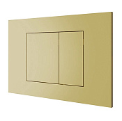 Almar WC Plate Кнопка смыва для бачка, цвет: polished gold E330001.GO