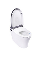 Panasonic Унитаз c функицией биде приставной 40,5x69,5 автомат. крышка с подогревом, фен, цвет белый 2711