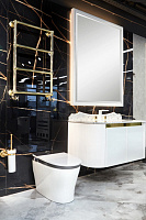 Panasonic Унитаз c функицией биде приставной 40,5x69,5 автомат. крышка с подогревом, фен, цвет белый 2711