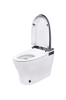 Panasonic Унитаз c функицией биде приставной 40,5x69,5 автомат. крышка с подогревом, фен, цвет белый 2711