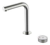 Boheme Tech Смеситель для раковины автомат. на 2 отв., выс. изл. 17,3см, без д/к, цвет: nickel brush 158-NB