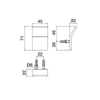 Treemme 5MM Крючок, нержавеющая сталь, цвет: нержавеющая сталь 9011IS