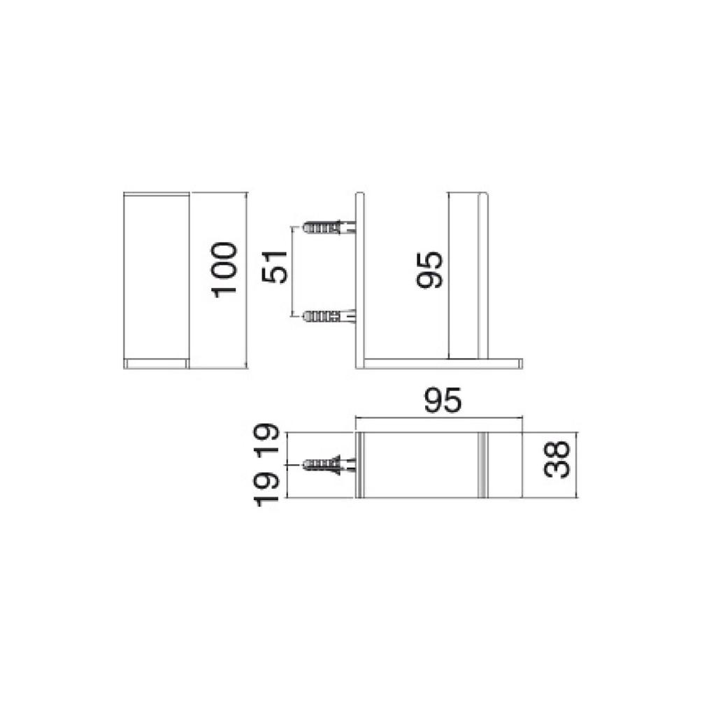 Treemme 5MM Бумагодержатель для запасного рулона, нержавеющая сталь, цвет: нержавеющая сталь 9028IS