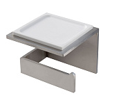 Treemme 5MM Бумагодержатель с полочкой, нержавеющая сталь/кориан, цвет: нержавеющая сталь 9059IS