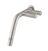 Treemme 22MM Смеситель для биде настенный встраиваемый, цвет: нержавеющая сталь 3028IS