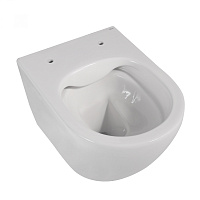 Abber Bequem Унитаз подвесной, безободковый 35,5x49x36h см, цвет: белый AC1100