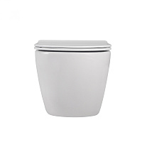 Abber Bequem Унитаз подвесной, безободковый 35,5x49x36h см, цвет: белый AC1100