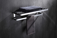 Abber Westen Полка для полотенец 60x21x13h см, цвет: хром AA1758