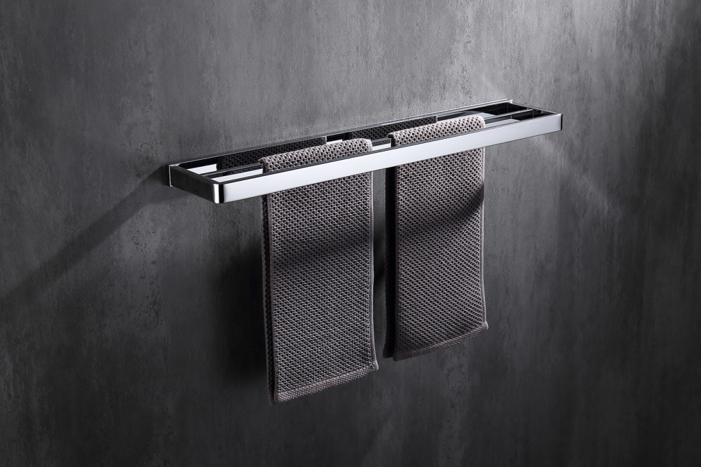 Abber Westen Полотенцедержатель двойной 60 см, цвет: хром AA1756