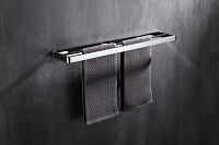 Abber Westen Полотенцедержатель двойной 60 см, цвет: хром AA1756