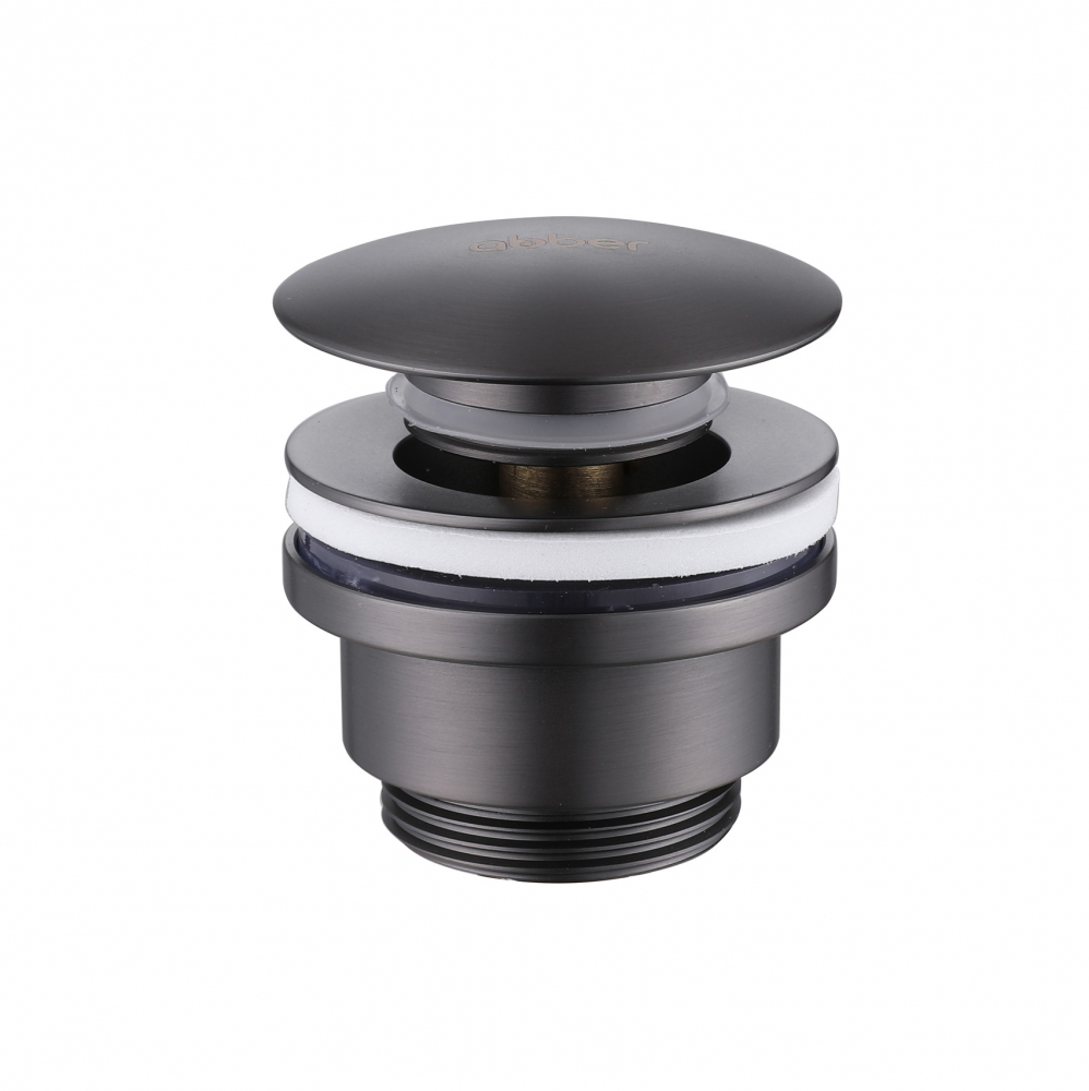 Abber Донный клапан для раковины click-clack, универсальный, цвет: никель AF0011NG