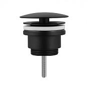Abber Донный клапан для раковины универсальный, цвет: черный матовый AF0012B