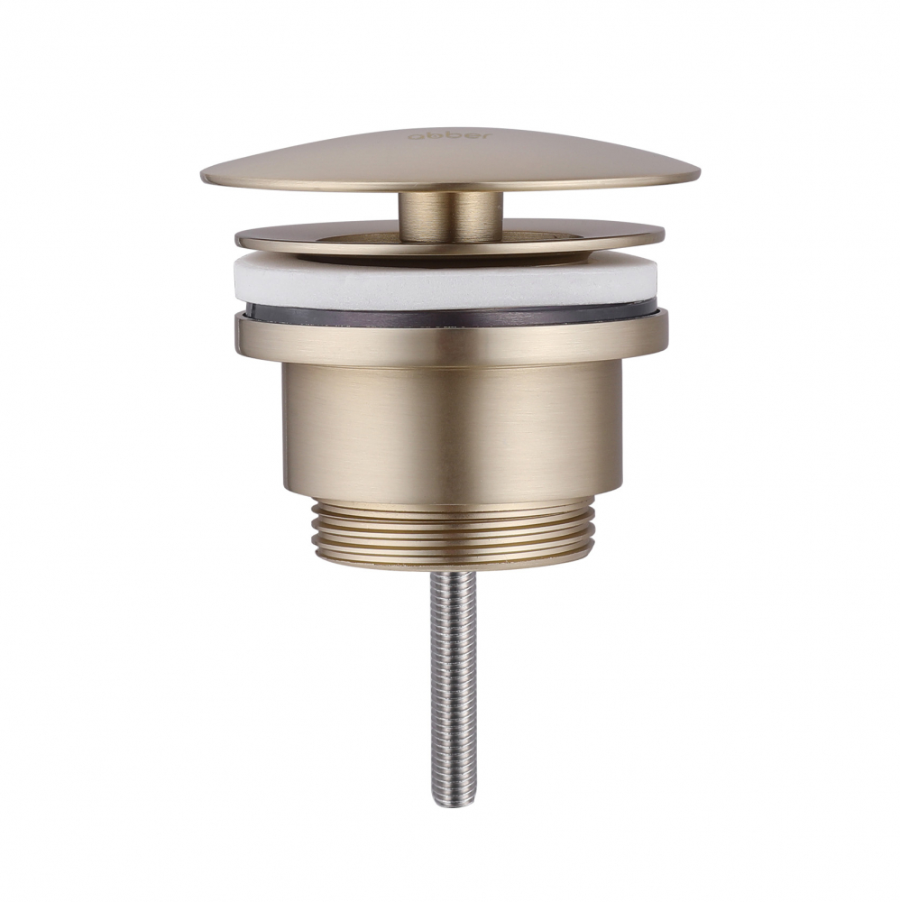 Abber Донный клапан для раковины универсальный, цвет: золото матовое AF0012G
