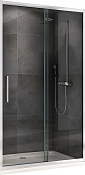 Abber Schwarzer Diamant Душевая дверь, раздвижная дверца, стекло 6мм 140x195h см, цвет: хром AG30140H