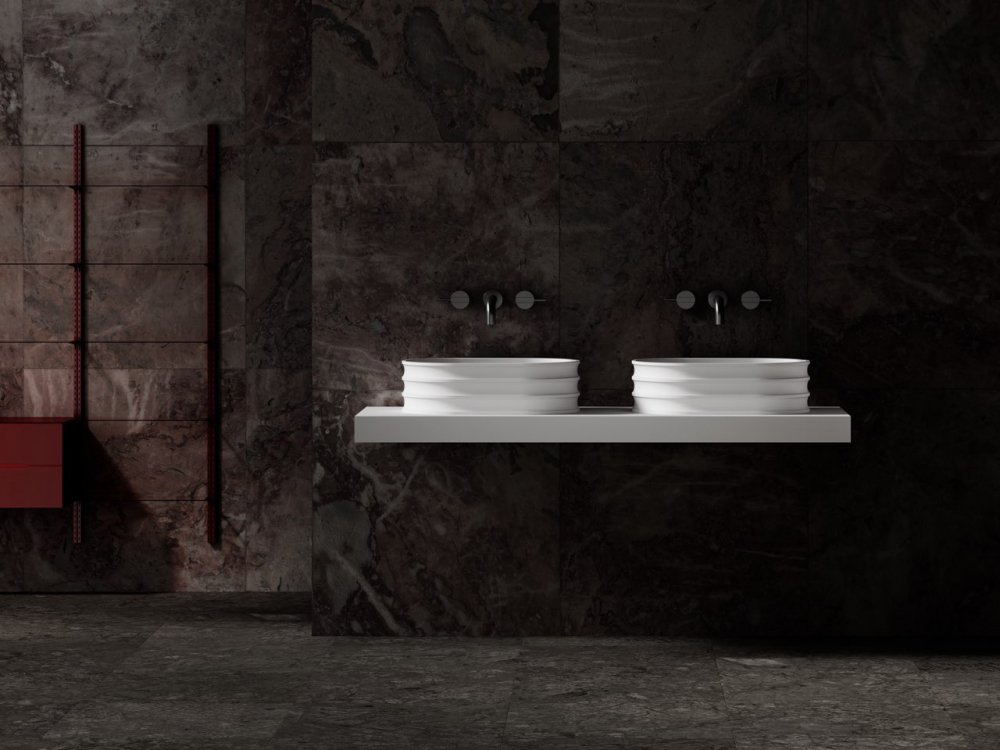 Abber Stein Раковина накладная овальная 56x36x16h см, цвет: белый матовый AS2650