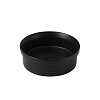 Abber Bequem Раковина накладная круглая 40x40x14h см, цвет: черный матовый AC2103MB