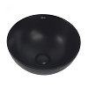 Abber Bequem Раковина накладная круглая 32x32x14h см, цвет: черный матовый AC2106MB