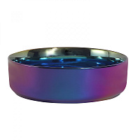 Abber Bequem Раковина накладная круглая 40x40x12h см, цвет: хамелеон AC2109Regen