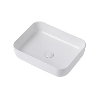 Abber Rechteck Раковина накладная прямоугольная 50x39x14h см, цвет: белый AC2202