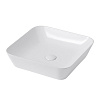 Abber Rechteck Раковина накладная квадратная 43x43x11h см, цвет: белый AC2205