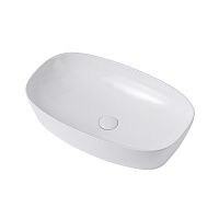 Abber Rechteck Раковина накладная прямоугольная 60,5x39x14h см, цвет: белый AC2206