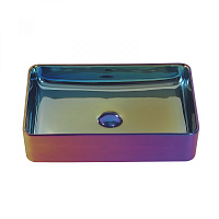 Abber Rechteck Раковина накладная прямоугольная 51x34,5x11h см, цвет: хамелеон AC2207Regen