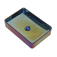 Abber Rechteck Раковина накладная прямоугольная 51x34,5x11h см, цвет: хамелеон AC2207Regen