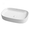 Abber Rechteck Раковина накладная овальная 61x37,5x12h см, цвет: белый AC2209