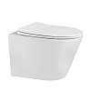 Abber Bequem Унитаз подвесной, безободковый 36x49x36h см, цвет: белый матовый AC1102MW