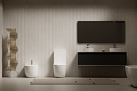 Abber Bequem Биде напольное 36x56x41h см, цвет: белый AC1152