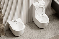 Abber Bequem Биде напольное 36x56x41h см, цвет: белый AC1152