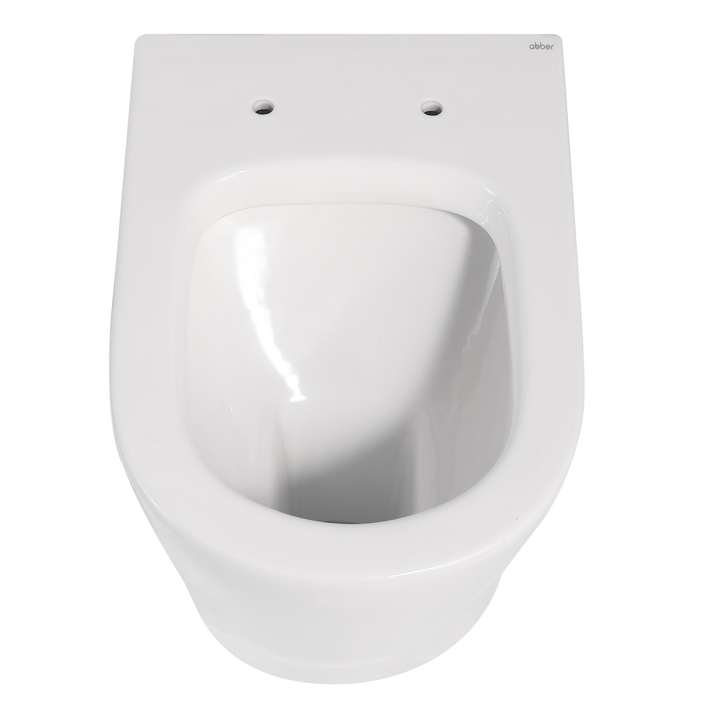 Abber Bequem Унитаз приставной, безободковый 36x56x42h см, цвет: белый AC1113