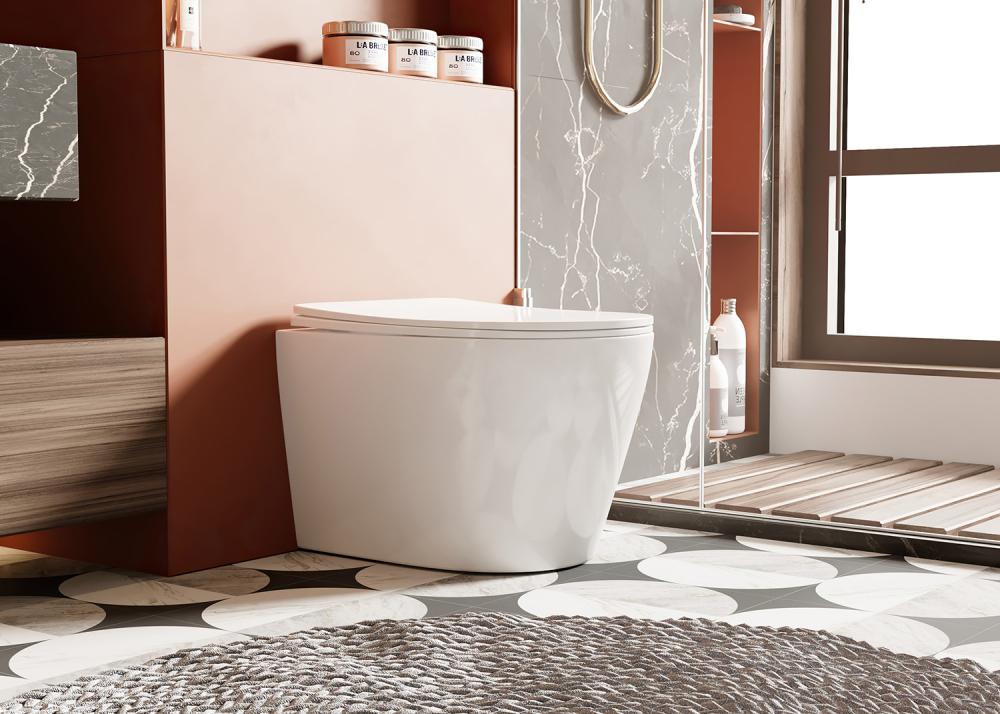 Abber Bequem Унитаз приставной, безободковый 36x56x42h см, цвет: белый AC1113