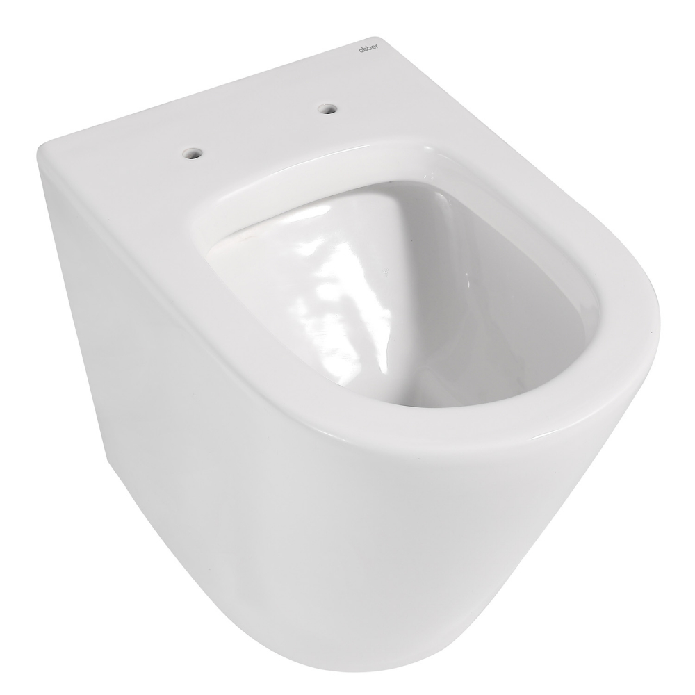 Abber Bequem Унитаз приставной, безободковый 36x56x42h см, цвет: белый AC1113